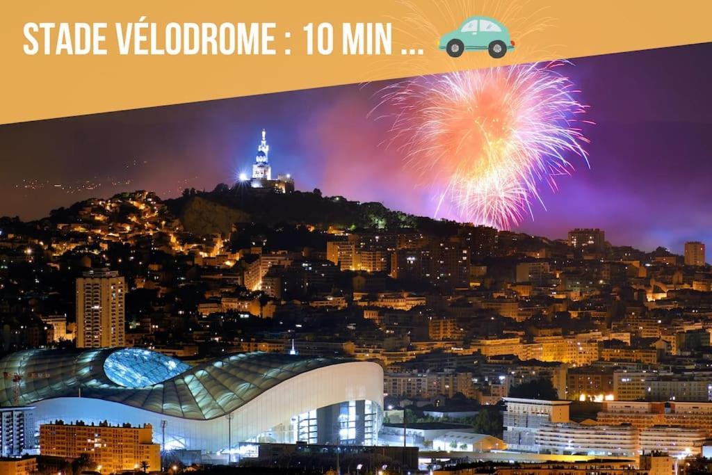 Divine Idylle Central Vieux-Port Terrasse Clim Marseille Kültér fotó